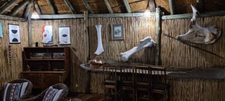 Image showing interior of lodge while Elephant Hunting in Namibia while staying a bush camp