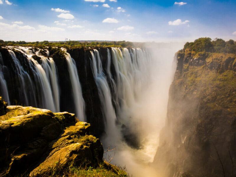 Victoria falls in Zimbabwe