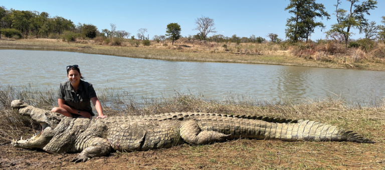 Tamlyn van Wyk Crocodile Hunting in Mozambique