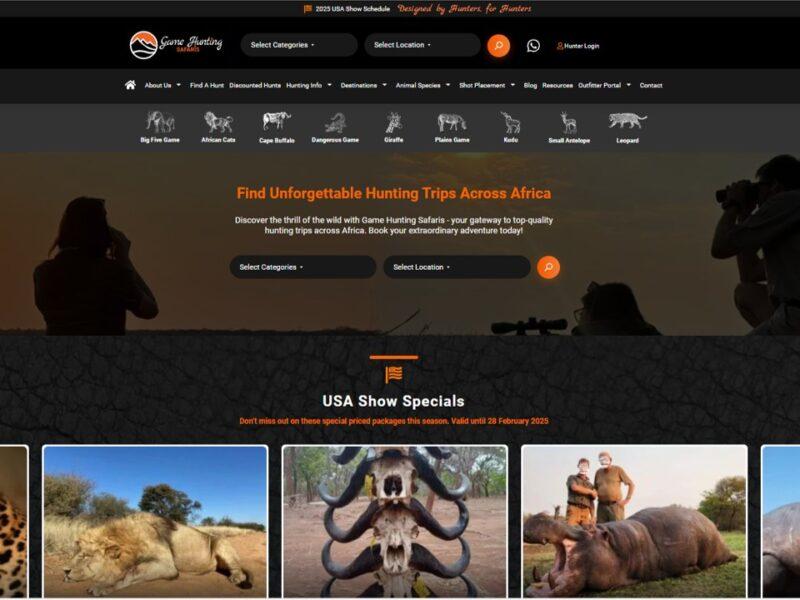 screenshot of front page of GHS website.