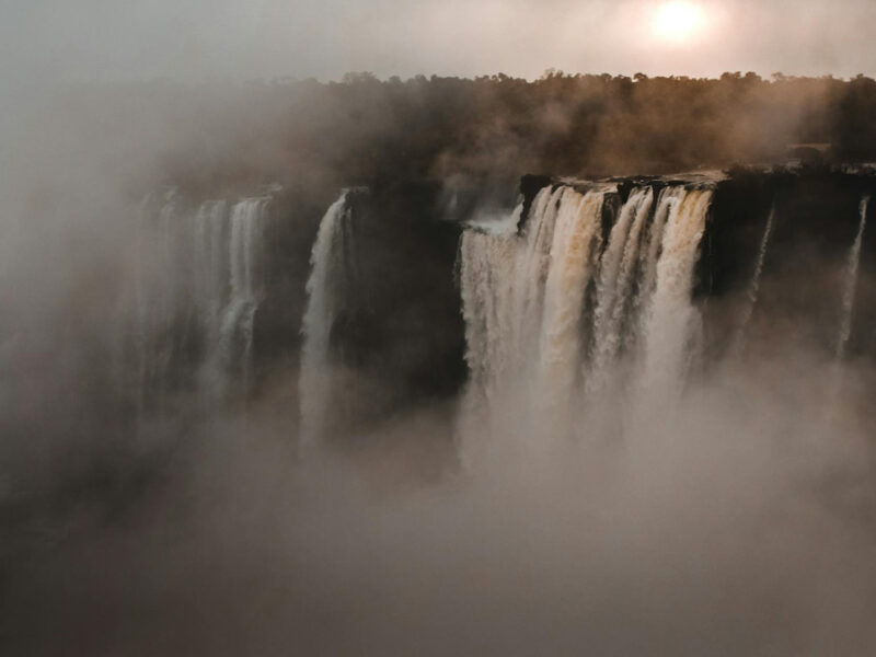 "The smoke that thunders" breathtaking view of Victoria falls while on a hunting safari
